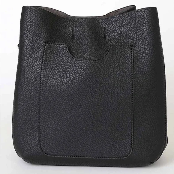 Lulu’s Chic Street Black Tote Bag - Picture 3 of 11